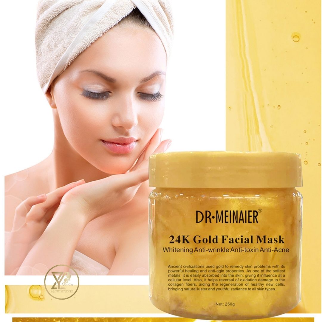 Mascarilla Facial Oro 24k Dr Meinaier Distriestetic Yz