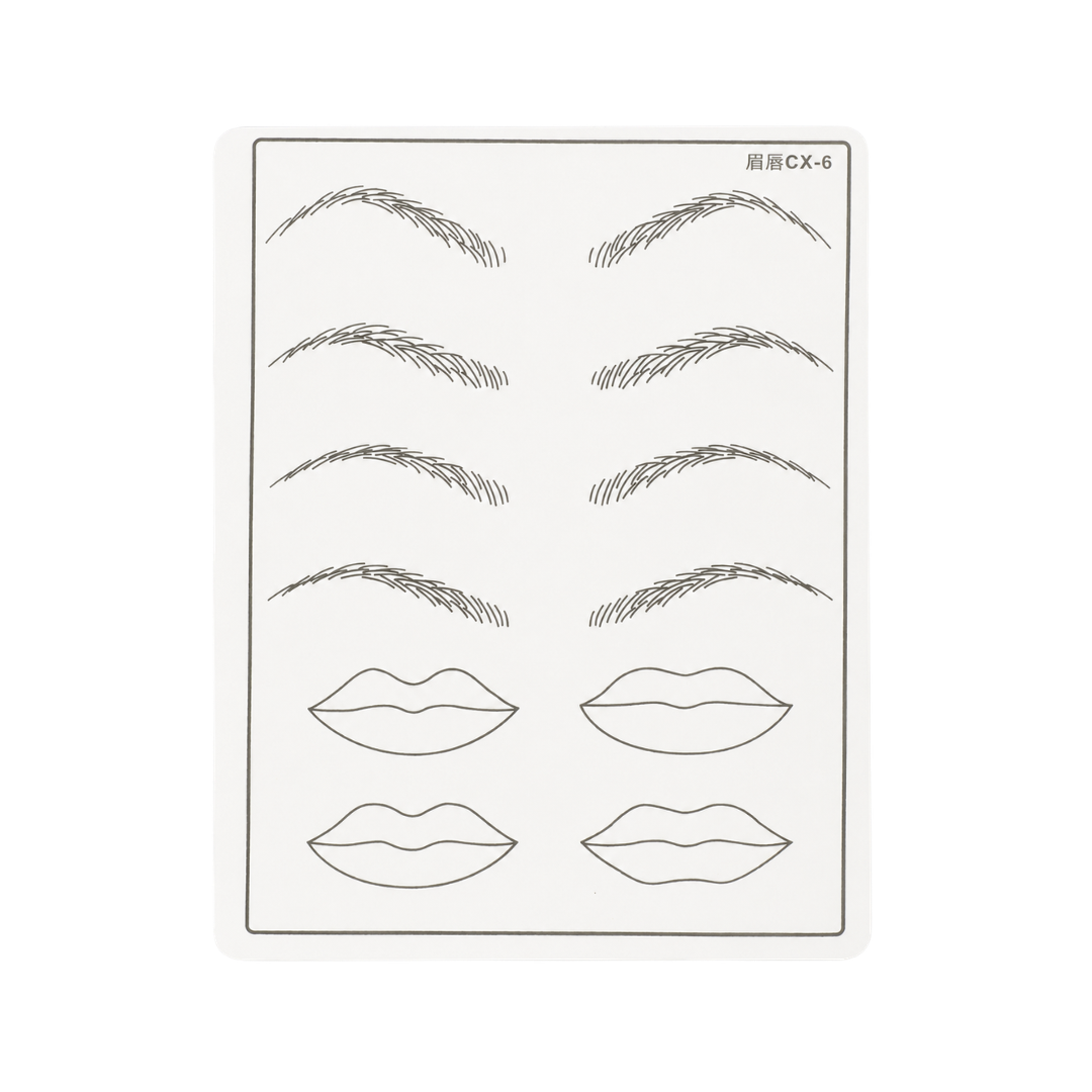 Piel Sintética Cejas y Labios - BN