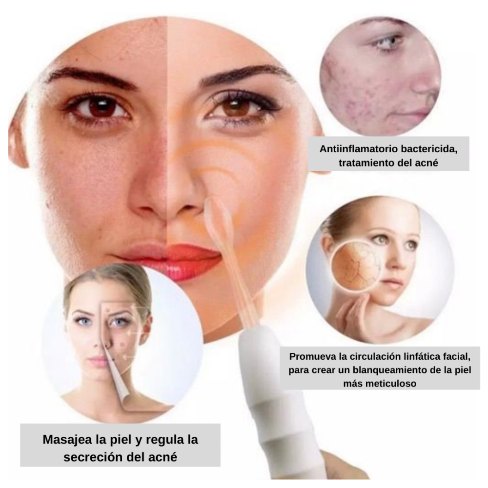 Disfruta de una piel más sana, luminosa y libre de imperfecciones con la tecnología de alta frecuencia.