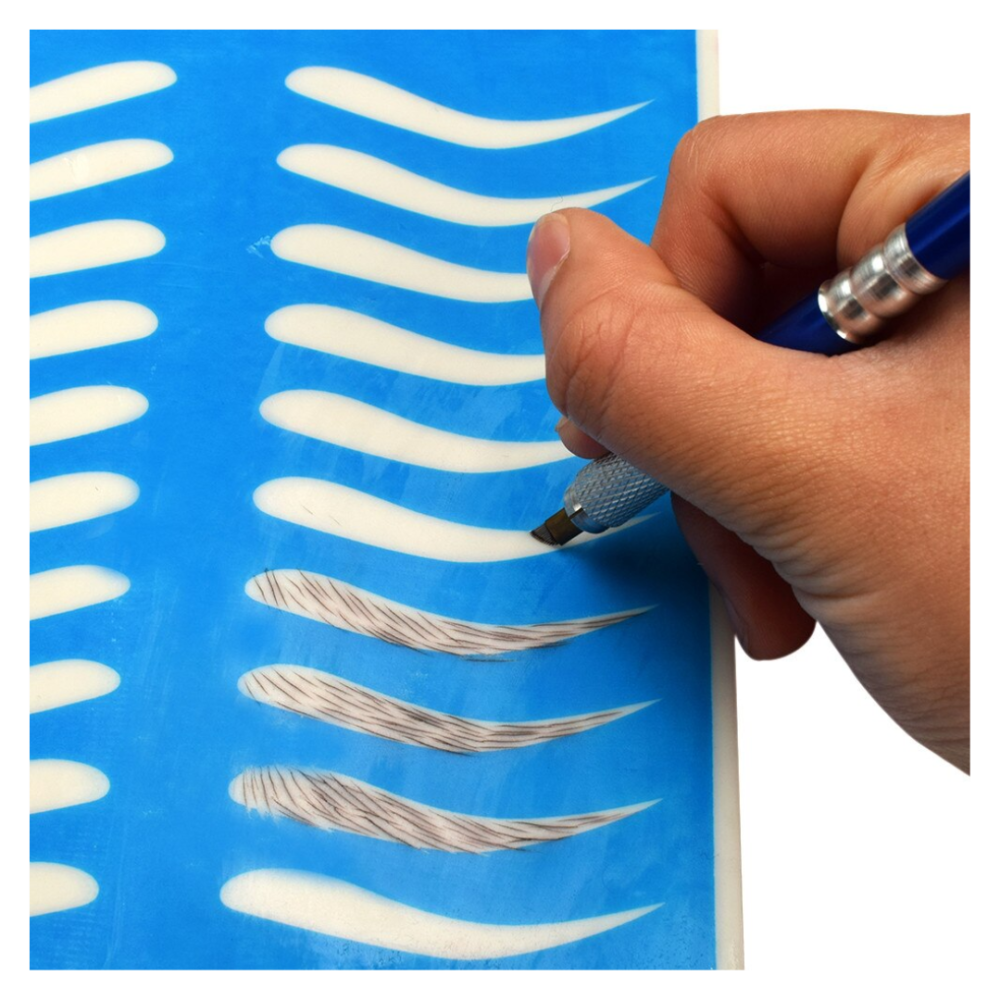 Domina el arte del microblading con una piel sintética que imita a la perfección la piel real.