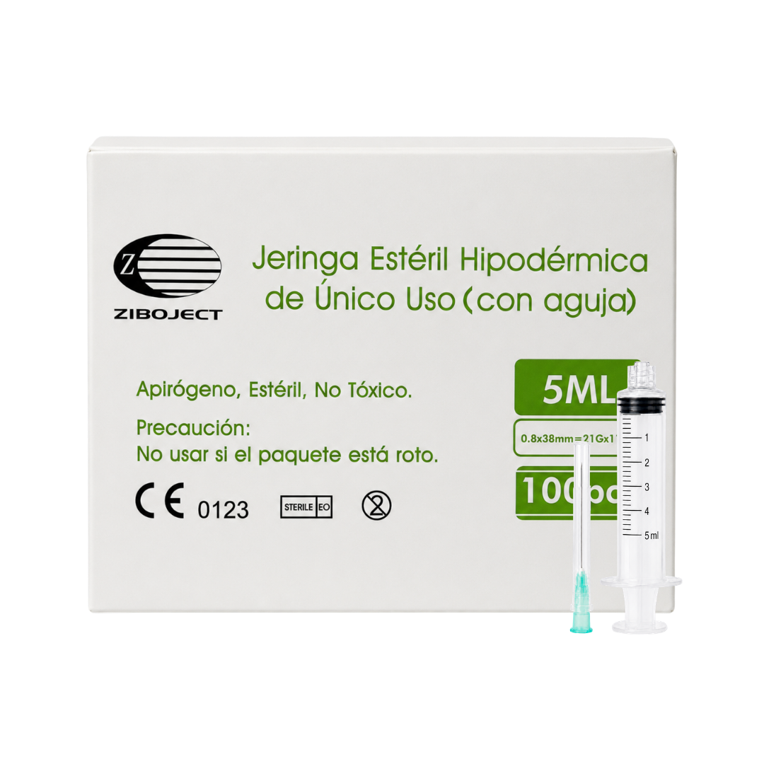 Jeringa 5ml Ziboject 21G - Portada