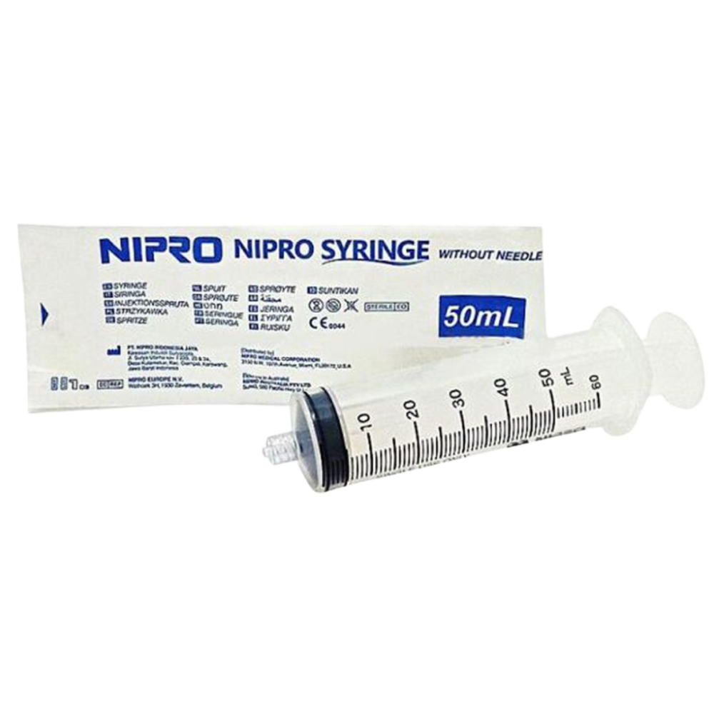 Jeringa sin aguja 50ml Nipro