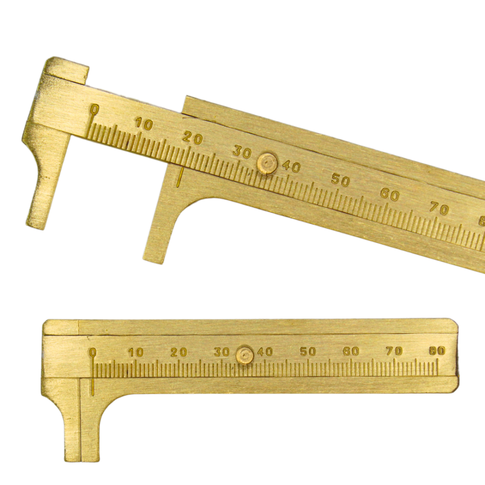 Regla pie de rey Laton 80mm