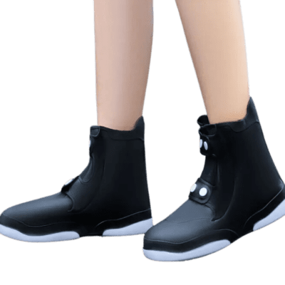 Protector calzado de silicona Negro L