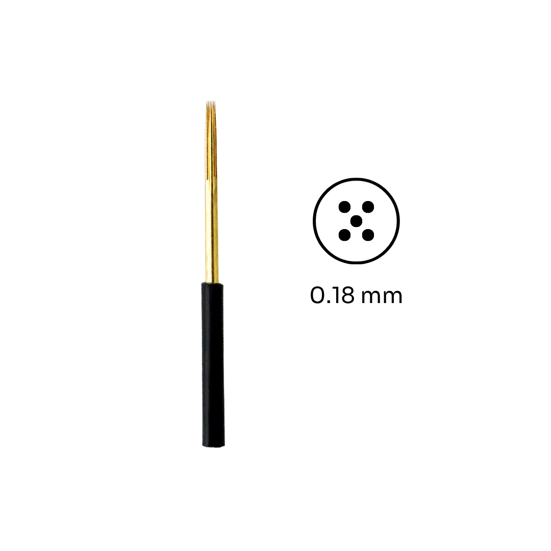 Redonda Microshading 5RS Dorada - Detalle