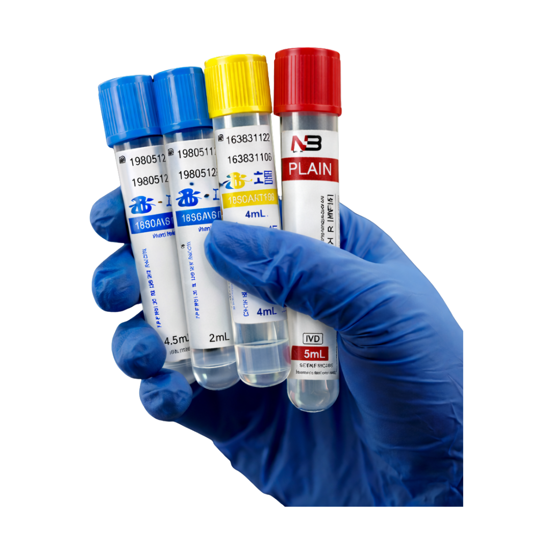 Tubos de plasma vacutainer