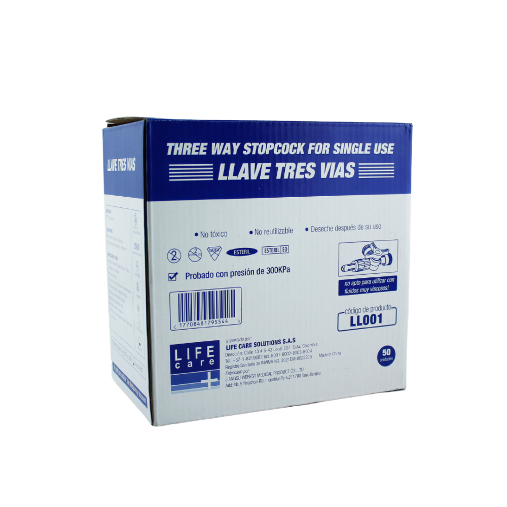 llave 3 vias