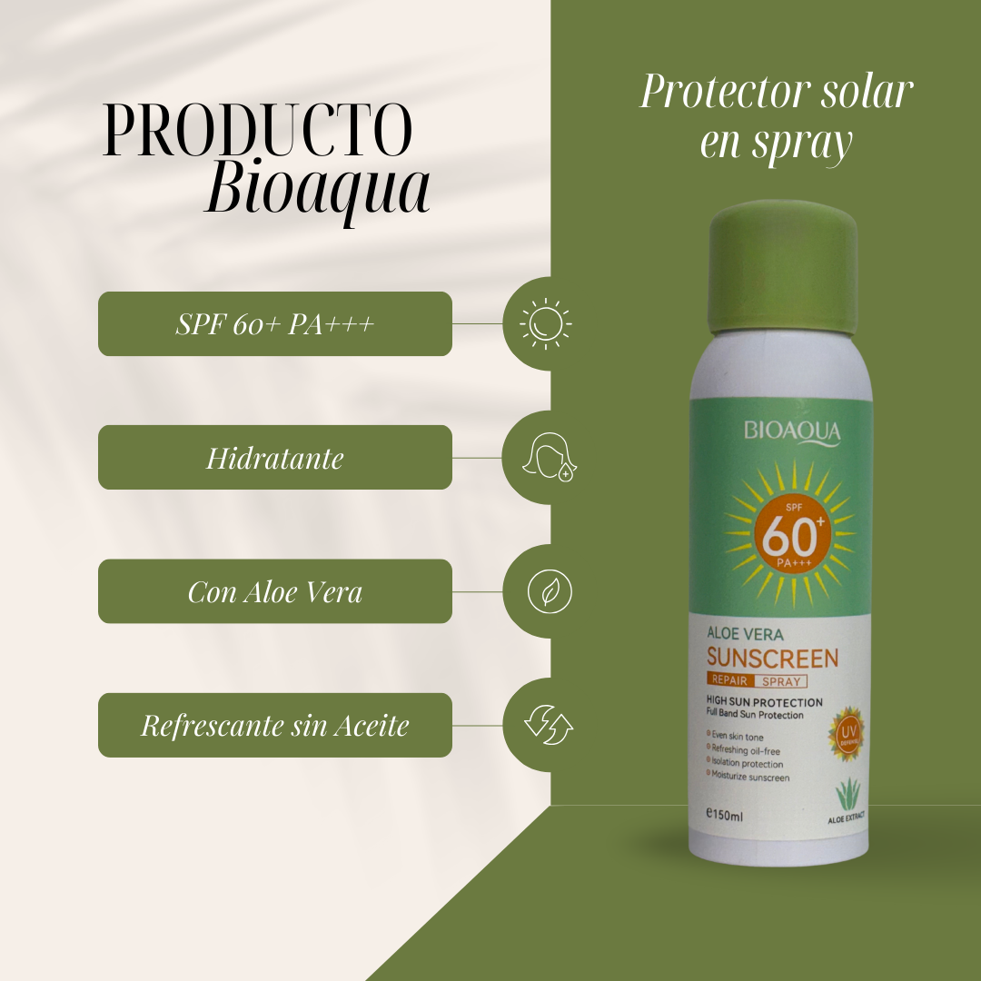 Protector solar en spray
