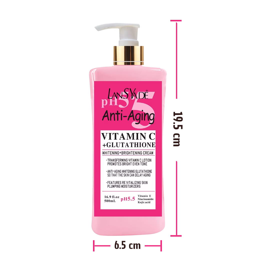Crema blanqueadora con vitamina C dimensiones Crema blanqueadora