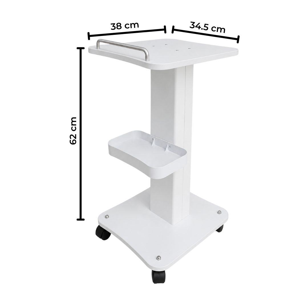 Mesa auxiliar pequeña con manija