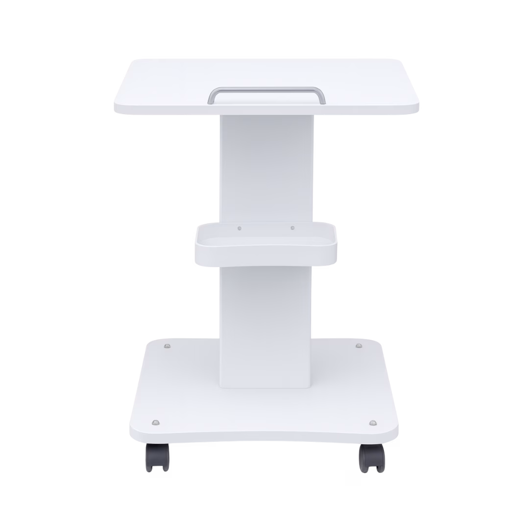 Mesa auxiliar pequeña con manija