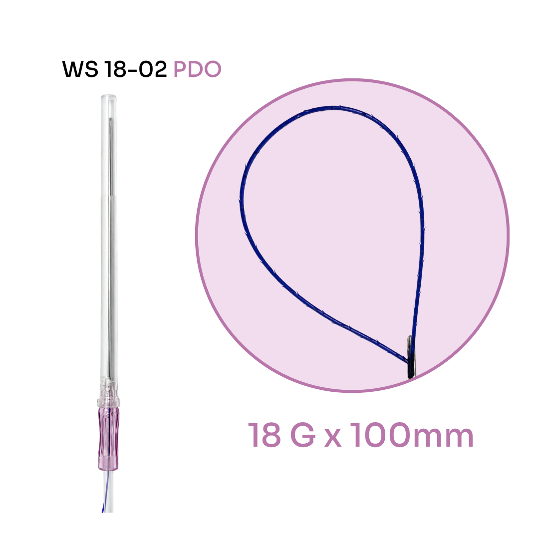 Hilos Coreanos Minerva Espiculado Suave PDO 18Gx100mm - Portada