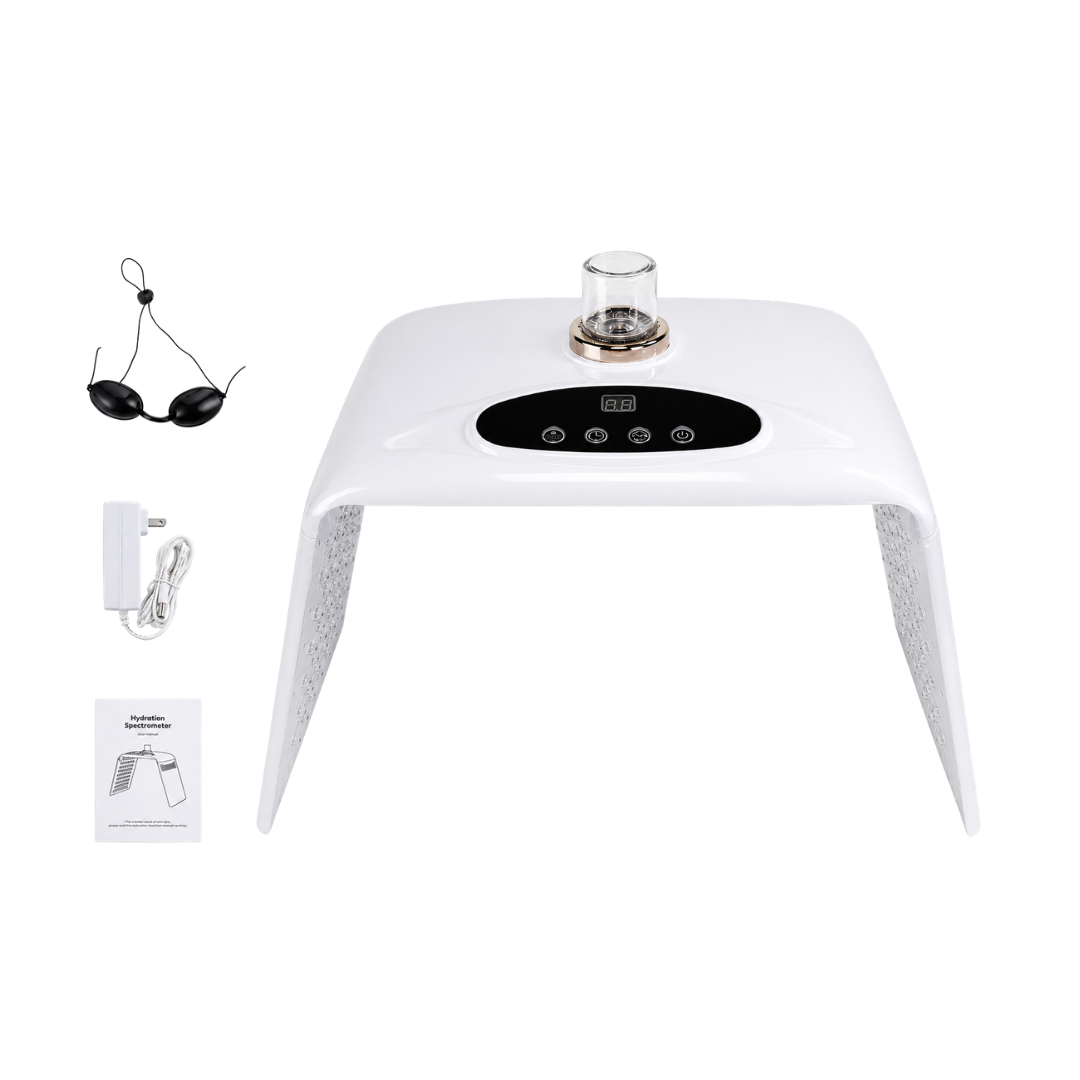 Lámpara Fotónica LED 7 colores con humidificador cilíndrico