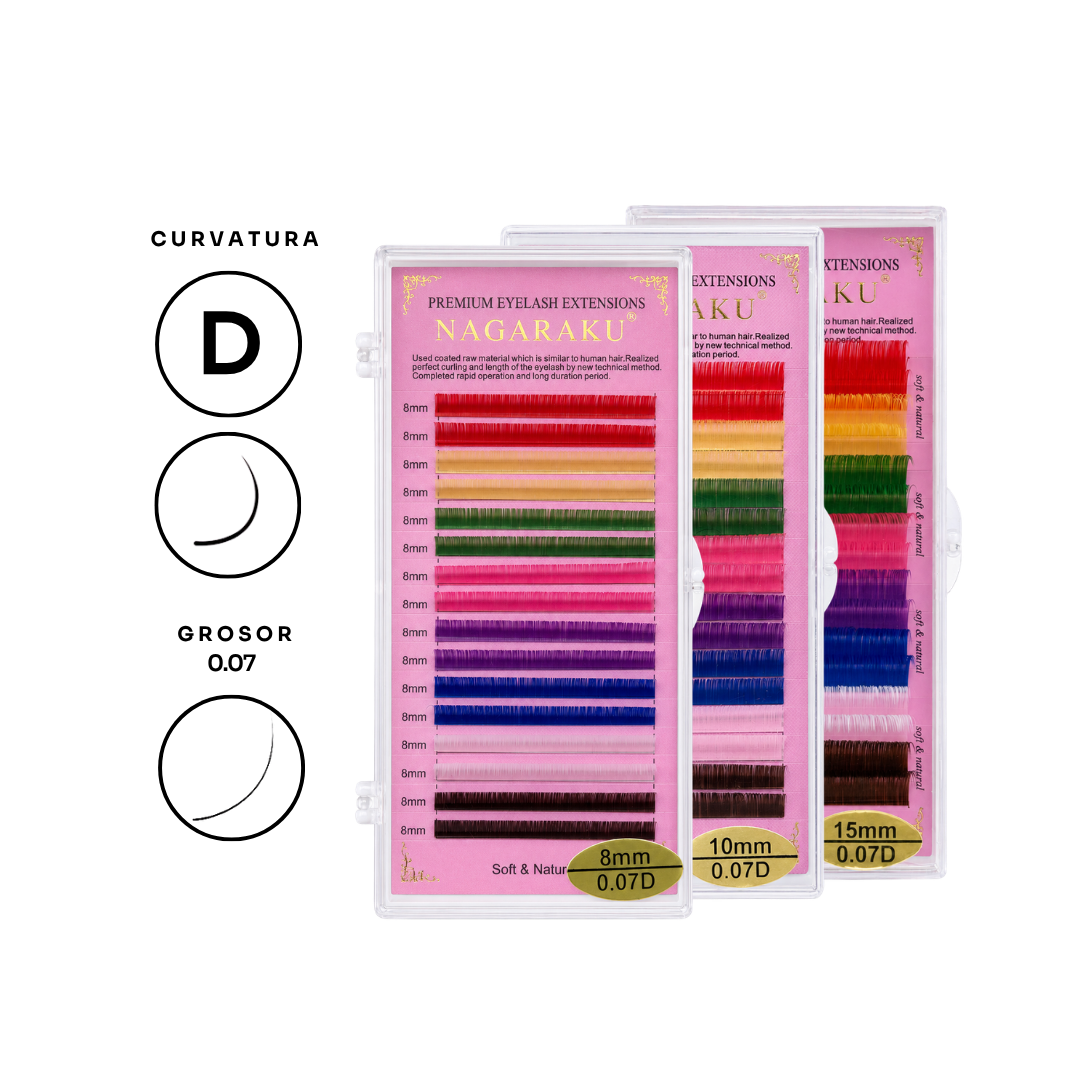 Extensión pestañas Nagaraku Colores -0.07D
