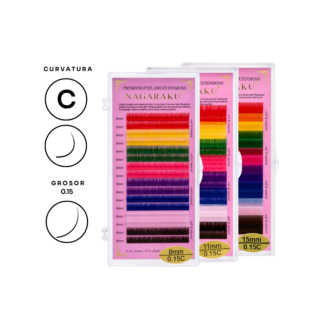 Extensión pestañas Nagaraku Colores -0.15C
