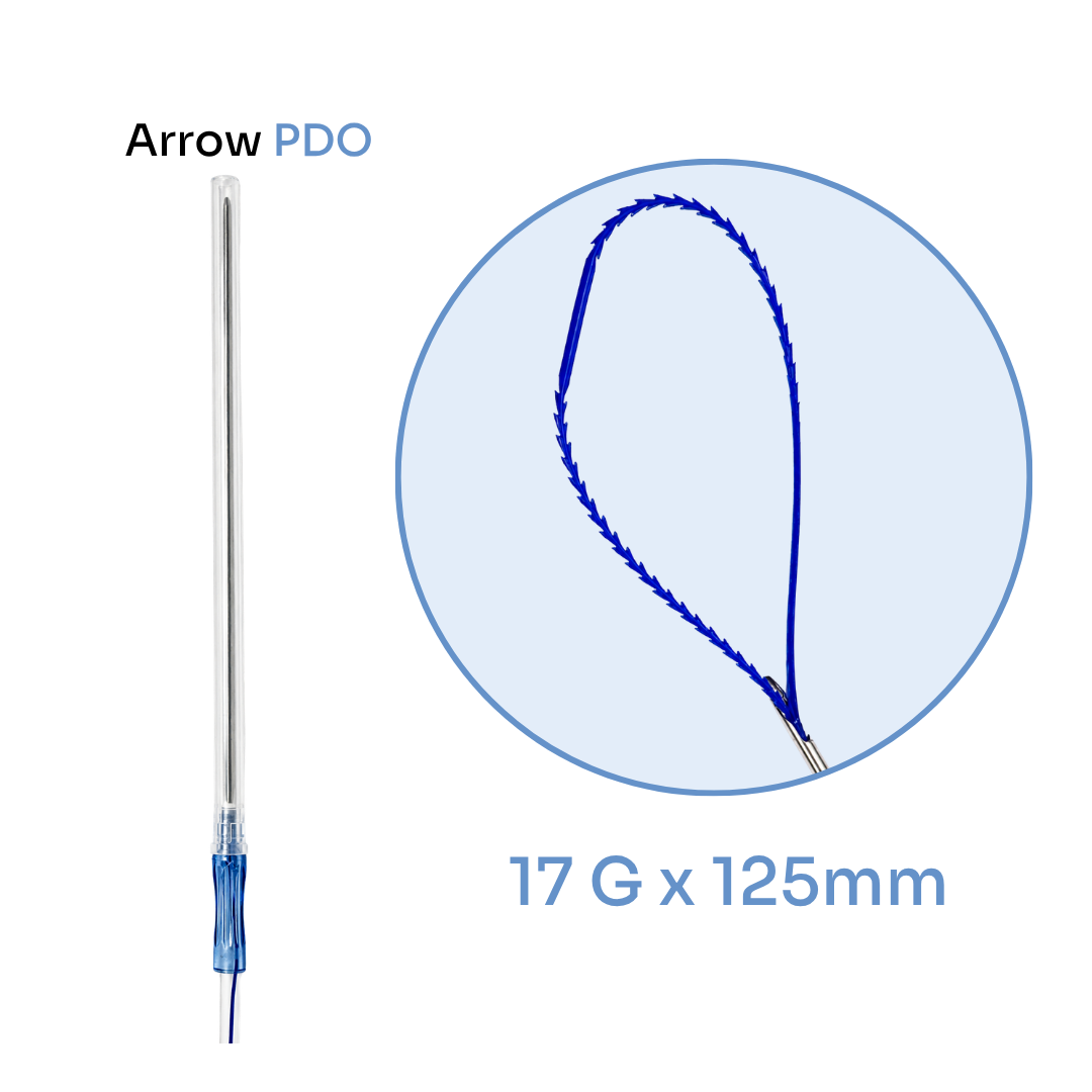 Hilos Tensores Coreanos Minerva Espiculado Contundente ARROW PDO 17GX100mm - Portada