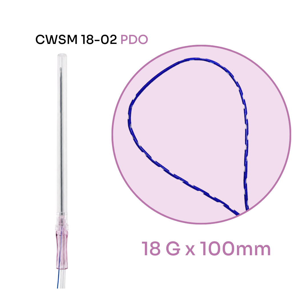 Hilos Tensores Coreanos Minerva Espiculado Zigzag PDO 18G x 100mm - Portada