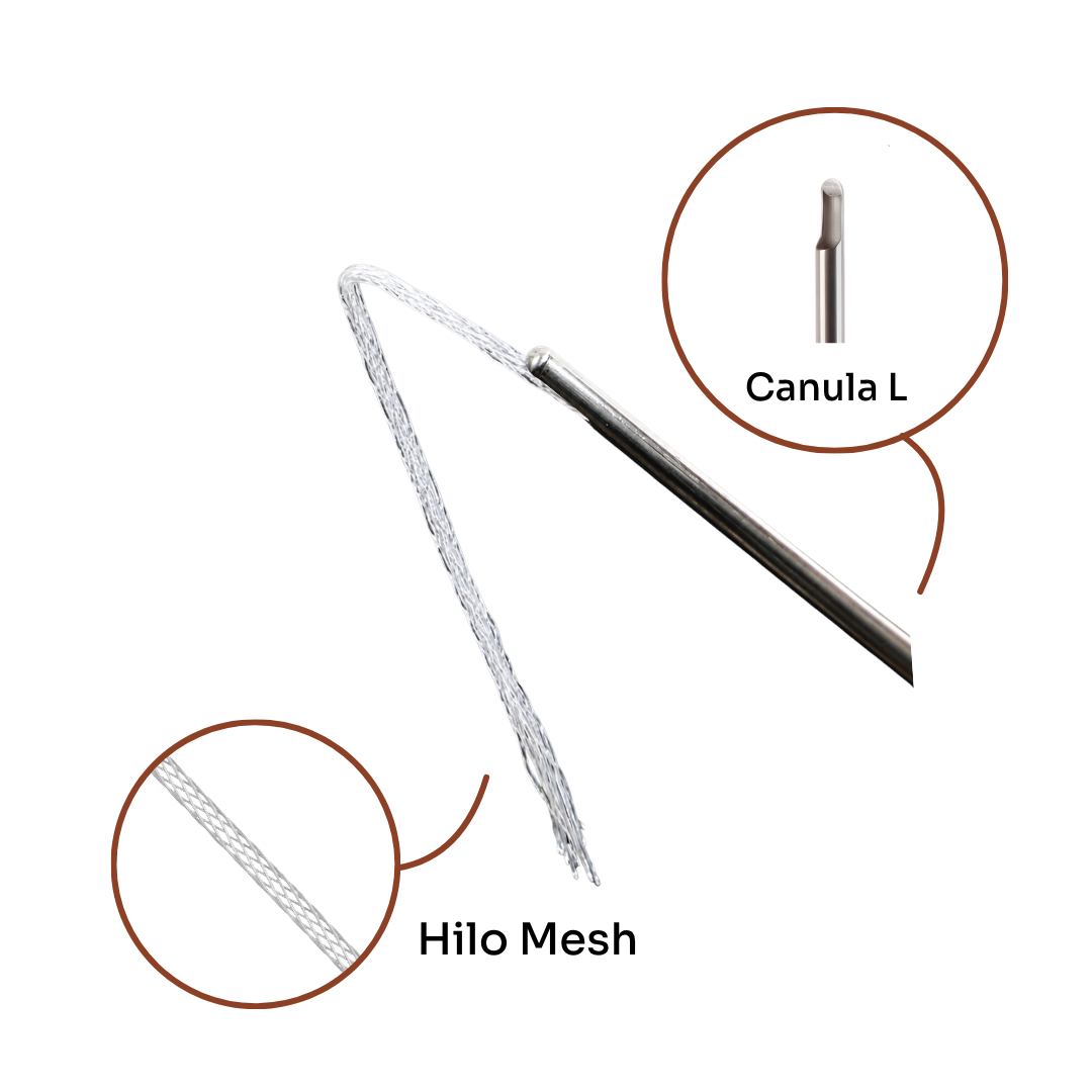 Hilos Tensores Coreanos Minerva Mesh PCL 19G x 38mm - Detalles