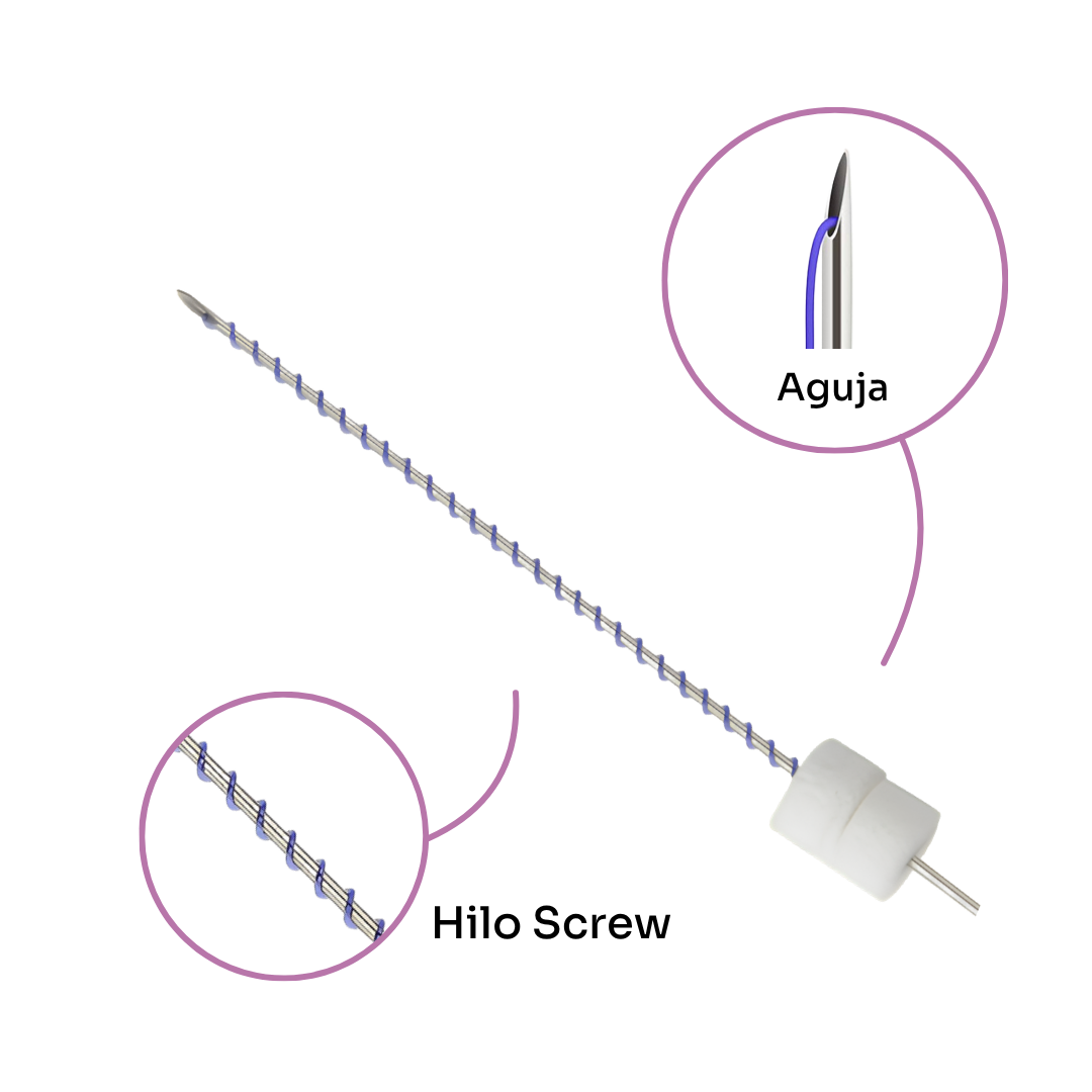 Hilos Tensores Coreanos Minerva Screw PDO 29GX50mm - Detalles