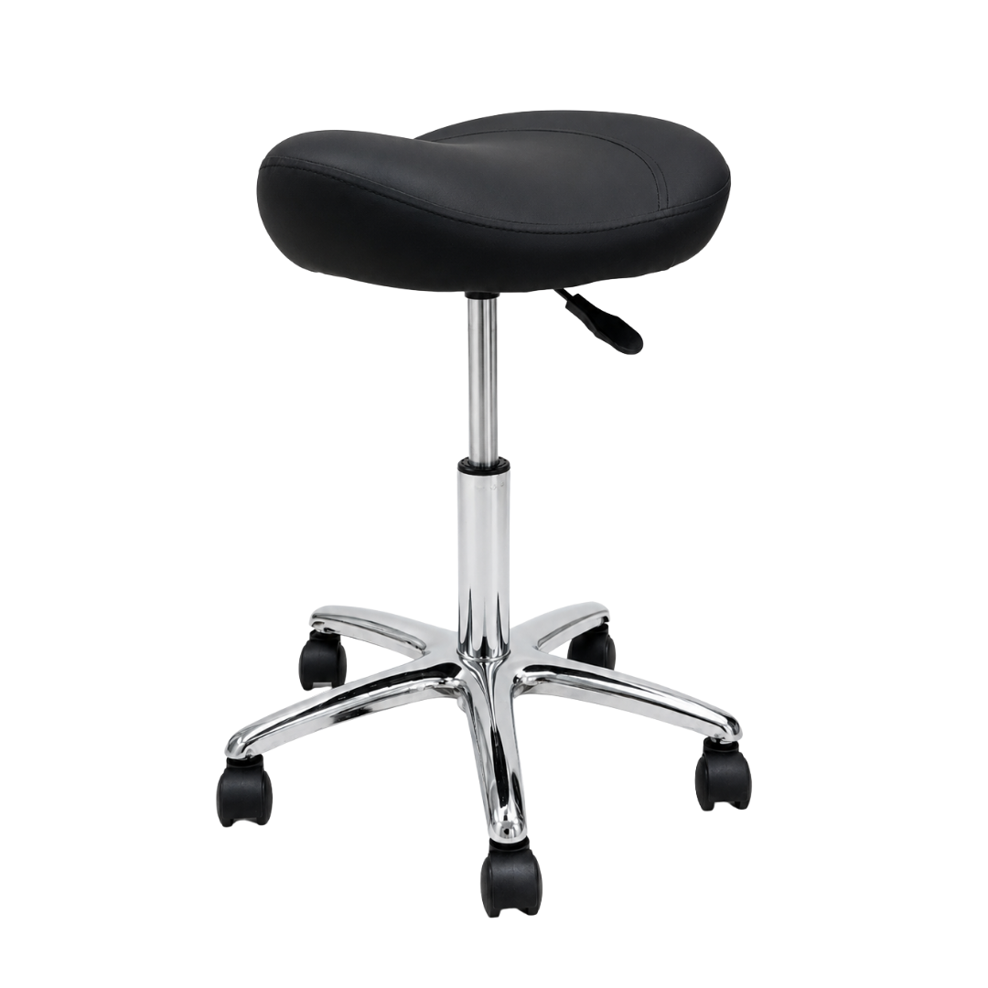 Taburete ergonómico pequeño negro