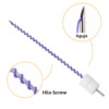 Hilos tensores coreanos minerva PDO. Hilo Monofilamentado SCREW 26G X 60MM PDO Ref: CNN 26-02 