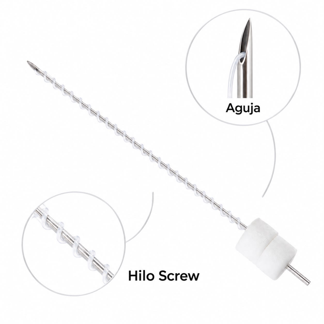 Hilos tensores coreanos minerva PCL. Hilo Monofilamentado Screw.